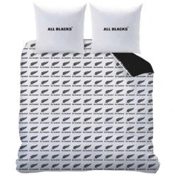 All Blacks Polo - Dekbedovertrek - Lits Jumeaux - 240 X 220 Cm - Zwart -Knusse Nacht 1793433207 0102