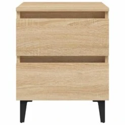 VidaXL Nachtkastjes 2 St 40x35x50 Cm Spaanplaat Sonoma Eikenkleurig -Knusse Nacht 17b727c3ff824785803e35f6648bc827