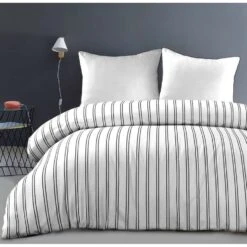 Papillon Dekbedovertrek Hugo - 140x200/220 Cm - Grijs -Knusse Nacht 1822536701 0101