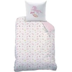 Spirit Dekbedovertrek Land - Eenpersoons - 140 X 200 Cm - Roze -Knusse Nacht 1878265741 0103