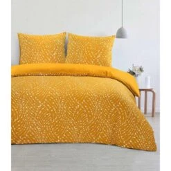 Day Dream Dekbedovertrek Hazel - 200x200/220 Cm - Geel -Knusse Nacht 1881855247 0101