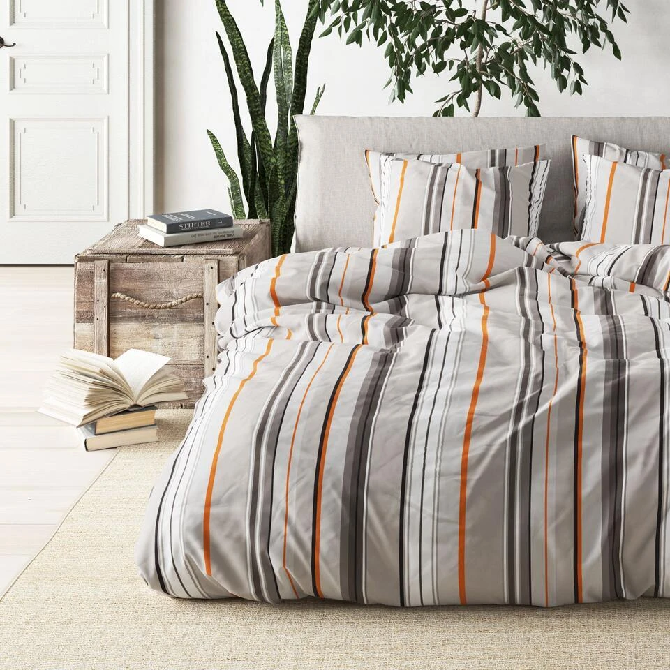 Mistral Home Dekbedovertrek 50% Katoen 50% Viscose Citta 140x200 Cm 4 Mistral Home Dekbedovertrek 50% Katoen 50% Viscose Citta 140x200 Cm - Afbeelding 2