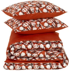 De Witte Lietaer Dekbedovertrek Katoen Tulipa - Hotelmaat - 260 X 240 Cm -Knusse Nacht 1882793287 0101