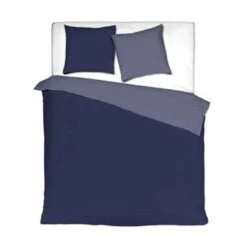 Mistral Home Dekbedovertrek 100% Gewassen Katoen Blauw 200x200 Cm