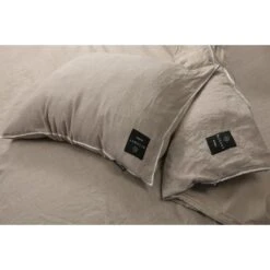 BLCKOUT Ohio - Linnen - Dekbedovertrek - 240x200/220 Cm - Crème -Knusse Nacht 1927124095 0102