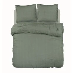 BLCKOUT Alabama - Linnen - Dekbedovertrek - 140x200/220 Cm - Groen