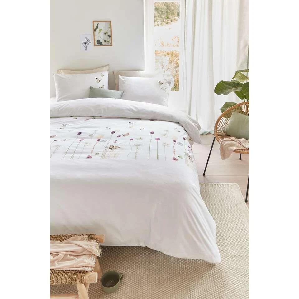 Marjolein Bastin Dekbedovertrek Papilio - Wit - 140x200/220 Cm 5 Marjolein Bastin Dekbedovertrek Papilio - Wit - 140x200/220 Cm - Afbeelding 3