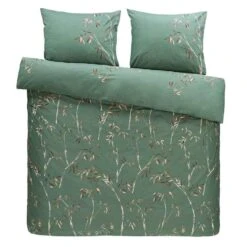 Comfort Dekbedovertrek Muriel - Groen - 200x200/220 Cm -Knusse Nacht 31104676 0103