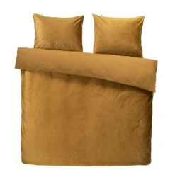 At Home By Beddinghouse Dekbedovertrek Tender - Goud - 240x220/220 Cm