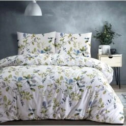 Royal Dekbedovertrek Carlijn Botanisch- Wit - 200x200/220 Cm -Knusse Nacht 31105528 1950