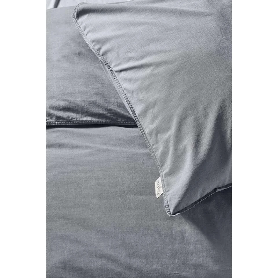Walra Dekbedovertrek Vintage Cotton - Grijs - 140x200/220 Cm 6 Walra Dekbedovertrek Vintage Cotton - Grijs - 140x200/220 Cm - Afbeelding 4