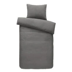Walra Dekbedovertrek Vintage Cotton - Grijs - 140x200/220 Cm