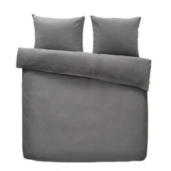 Walra Dekbedovertrek Vintage Cotton - Grijs - 200x200/220 Cm