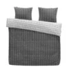 Walra Dekbedovertrek More Dashes - Antraciet - 200x200/220 Cm 1 Walra Dekbedovertrek More Dashes - Antraciet - 200x200/220 Cm -Knusse Nacht 31105585