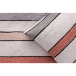 Comfort Dekbedovertrek Alex Strepen - Naturel/terra - 140x200/220 Cm -Knusse Nacht 31105728 9000