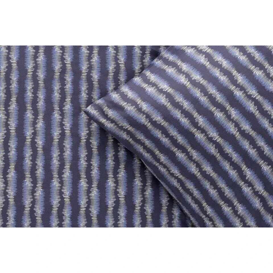 Royal Dekbedovertrek Newark - Blauw - 200x220/250 Cm 4 Royal Dekbedovertrek Newark - Blauw - 200x220/250 Cm - Afbeelding 2