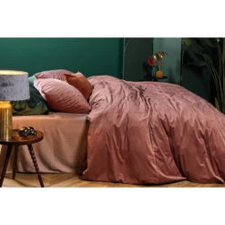 Royal At Home By Beddinghouse Dekbedovertrek Cosy Corduroy - Roze - 200x200/220 Cm -Knusse Nacht 31105889 9050