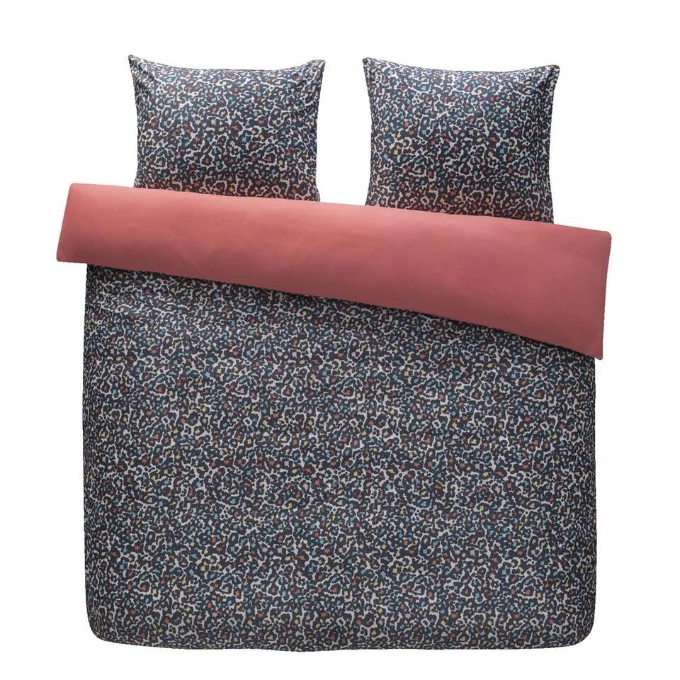Easy Dekbedovertrek Malika Panterprint - Multicolour - 200x200 Cm 3 Easy Dekbedovertrek Malika Panterprint - Multicolour - 200x200 Cm