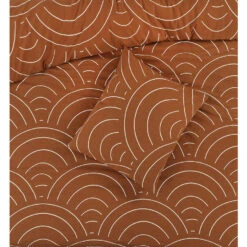 Comfort Dekbedovertrek Sendai Grafisch - Caramel - 140x200/220 Cm -Knusse Nacht 31105995 9001