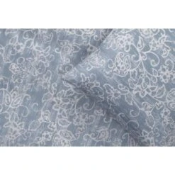 Dekbedovertrek Kari Botanisch - Blauw - 240x220 Cm -Knusse Nacht 31106054 9000