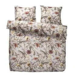 Ariadne At Home Dekbedovertrek Pretty Floral Bloemen - Naturel - 200x200/220 Cm