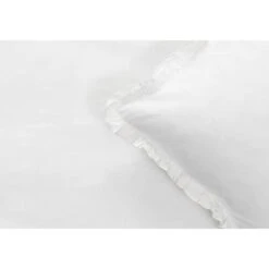 Royal Dekbedovertrek Cato Effen - Wit - 140x200/220 Cm -Knusse Nacht 31106088 9000