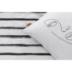 Dindi Home Dekbedovertrek Tender Tattoo Grafisch - Wit - 140x200/220 Cm -Knusse Nacht 31106095 9000