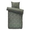 Walra Dekbedovertrek Remade Turned Cones - Groen - 140x220 Cm -Knusse Nacht 31106116