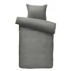 Royal Dekbedovertrek Weston Effen - Antraciet - 140x200/220 Cm -Knusse Nacht 31106122