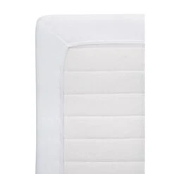 Hoeslaken Jersey - Wit - 140x200 Cm