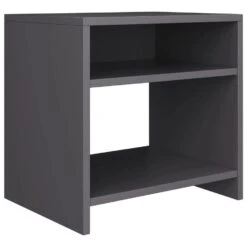 VidaXL 2x Nachtkastje Spaanplaat Grijs Bedtafeltje Bedkast Nachtkastjes Meubel 9 VidaXL 2x Nachtkastje Spaanplaat Grijs Bedtafeltje Bedkast Nachtkastjes Meubel -Knusse Nacht 33e2ae8763bd44e9bf33665fe39f822d