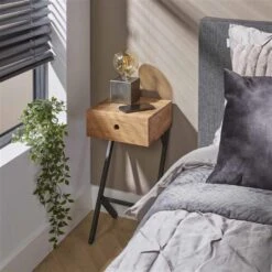 Hoyz - Nachtkastje XS Balance - Massief Acaciahout -Knusse Nacht 3486433245564f769ef1fa612f75a18b