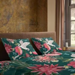 Pure Dekbedovertrek Kraanvogels-2-persoons (200 X 200/220 Cm) -Knusse Nacht 3677faa9670b4ae3a1cdeacb060f1b0c 1