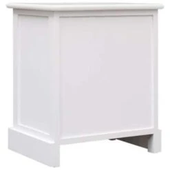 VidaXL Nachtkastje 38x28x45 Cm Paulowniahout Grijs 9 VidaXL Nachtkastje 38x28x45 Cm Paulowniahout Grijs -Knusse Nacht 391412be1900492e89c5635697531c99