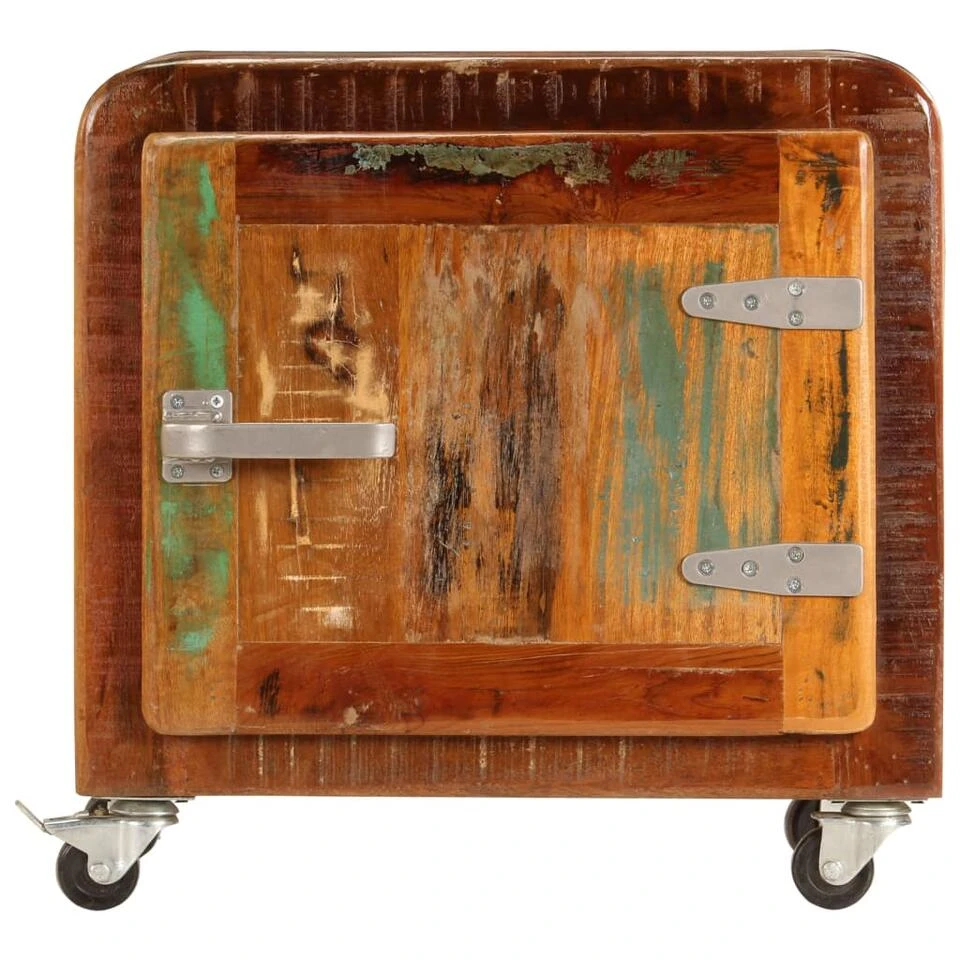 VidaXL Nachtkastje 50x30x50 Cm Massief Gerecycled Hout 4 VidaXL Nachtkastje 50x30x50 Cm Massief Gerecycled Hout - Afbeelding 2