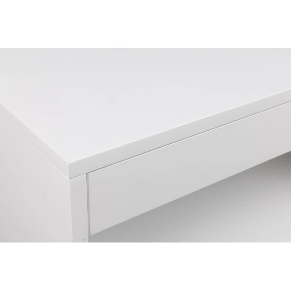 Sohome Hangend Nachtkastje Chantay - Met 1 Lade En Open Vak - Wit 6 Sohome Hangend Nachtkastje Chantay - Met 1 Lade En Open Vak - Wit - Afbeelding 4