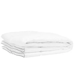 Beliani Dekbed RIMO - Wit Japara Katoen -Knusse Nacht 41ec581388df48c98cbe1db5ae80aad2