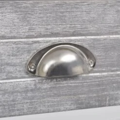 VidaXL Nachtkastje Met 1 Lade Grijs En Wit -Knusse Nacht 42e0e479013b48e88bb7b152221a4200