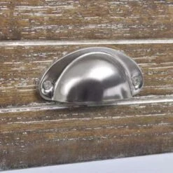 VidaXL Nachtkastjes 2 St Met 2 Lades Bruin En Wit -Knusse Nacht 464fda6f00c341068efbcf7b8bac4d21