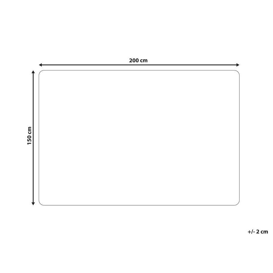 Beliani Sprei DELICE - Bruin Acryl 5 Beliani Sprei DELICE - Bruin Acryl - Afbeelding 3