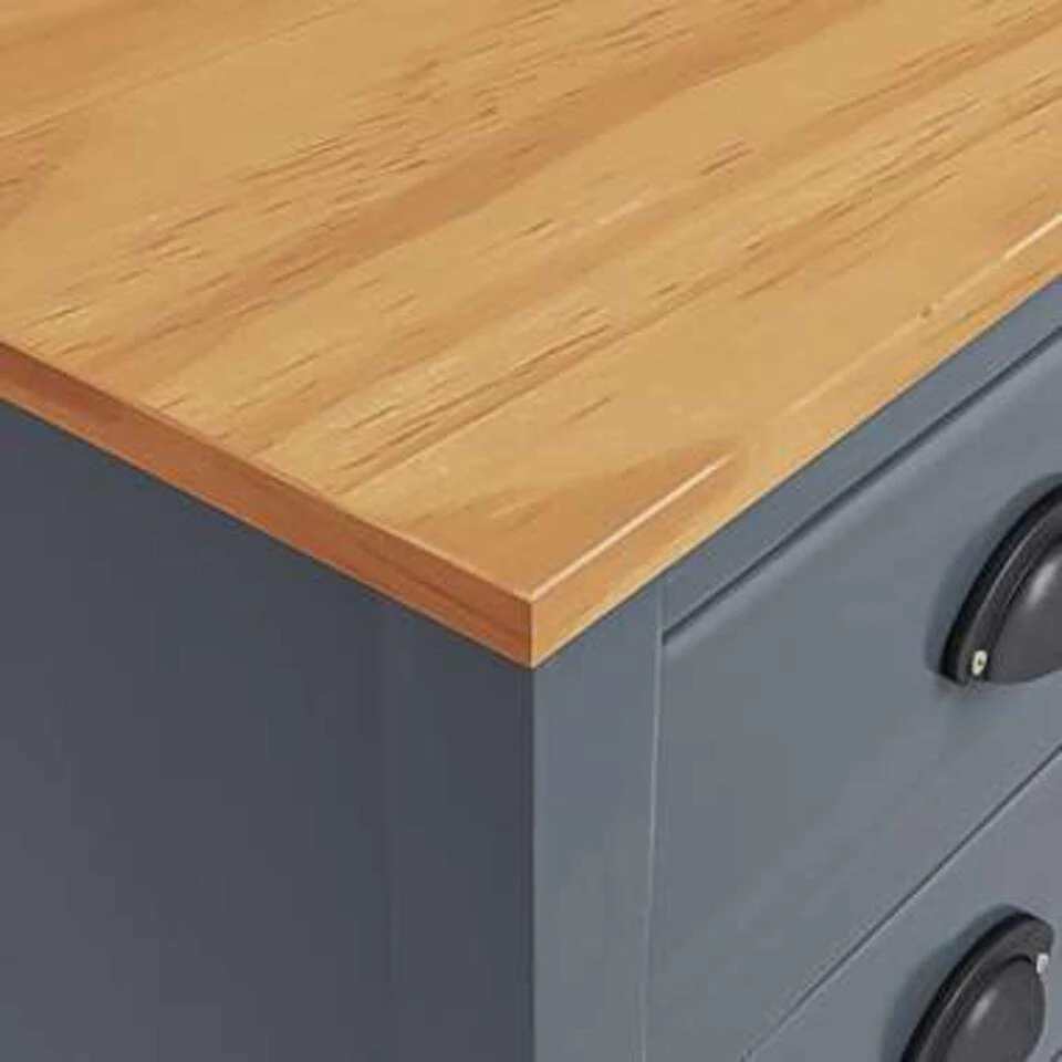 VidaXL Nachtkastjes 2 St Hill 46x35x49,5 Cm Grenenhout Grijs 4 VidaXL Nachtkastjes 2 St Hill 46x35x49,5 Cm Grenenhout Grijs - Afbeelding 2