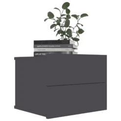 VidaXL Nachtkastje 40x30x30 Cm Spaanplaat Grijs -Knusse Nacht 7b112d0f7e7547b3ae1545aac4e1b813