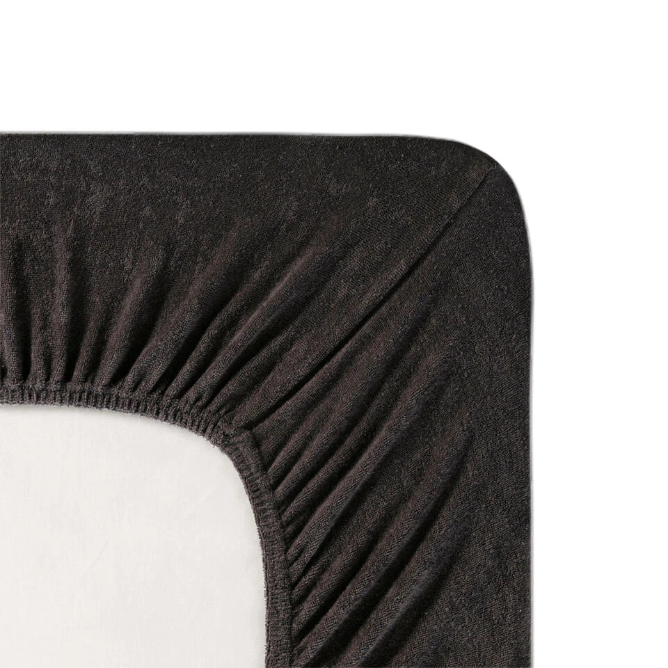 Cinderella - Topper Hoeslaken (tot 15 Cm) - Badstof - 180x200/210 - Anthracite 4 Cinderella - Topper Hoeslaken (tot 15 Cm) - Badstof - 180x200/210 - Anthracite - Afbeelding 2