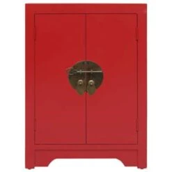 VidaXL Nachtkastje 38x28x52 Cm Paulowniahout Rood -Knusse Nacht 7fcc7d427d2d40fe9a3a622cf25633ed