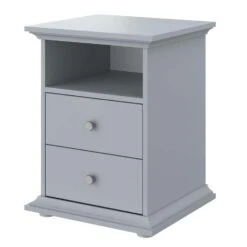 Nachtkastje Margaux - 2 Lades - Grijs -Knusse Nacht 81025143 0200