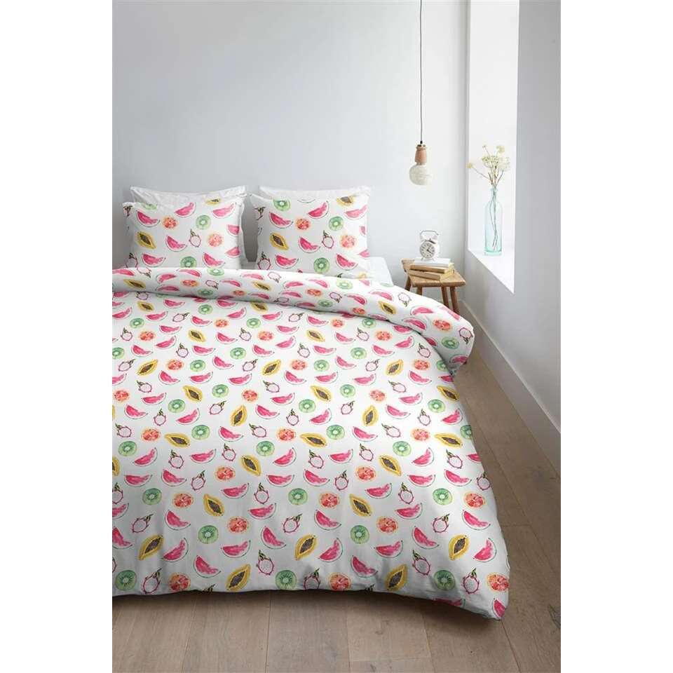 Ambiante Dekbedovertrek Tutti Frutti - Multikleur - 260x200/220 Cm 6 Ambiante Dekbedovertrek Tutti Frutti - Multikleur - 260x200/220 Cm - Afbeelding 4