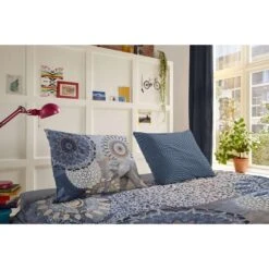 Hip Dekbedovertrek Flanel Bjirke - Blauw - 200x200/220 Cm -Knusse Nacht 81028892 0300