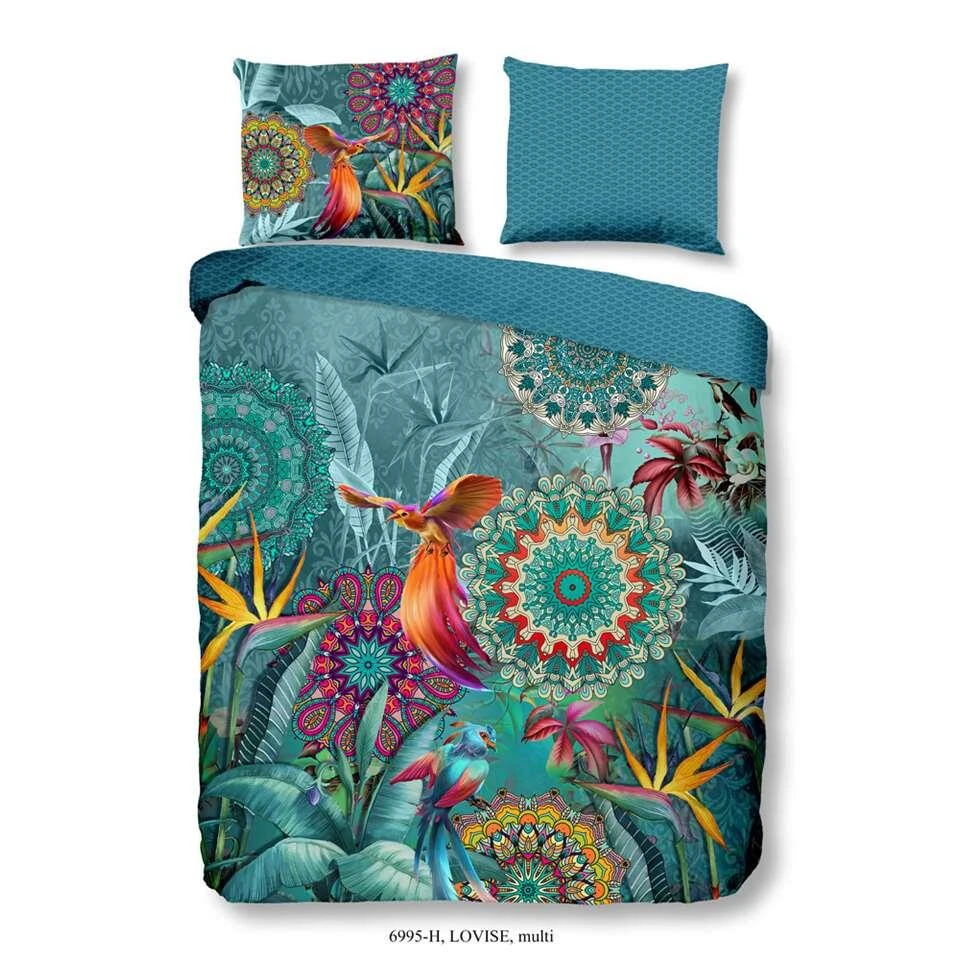 Hip Dekbedovertrek Lovise - Multikleur - 200x200/220 Cm 3 Hip Dekbedovertrek Lovise - Multikleur - 200x200/220 Cm