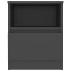 VidaXL Nachtkastje 40x40x50 Cm Spaanplaat Grijs -Knusse Nacht 967aa8a859cd45a3909a951ca5b974a9