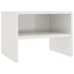 VidaXL Nachtkastje 40x30x30 Cm Bewerkt Hout Hoogglans Wit -Knusse Nacht 99efd936a71f4ab89bc53ffd2412332e